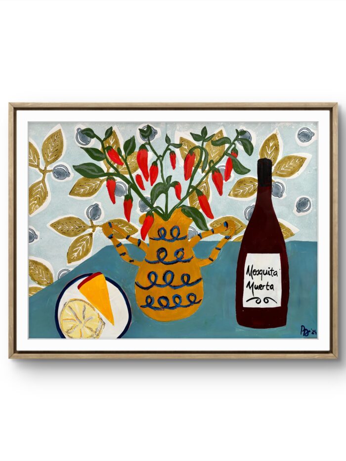 Wine, cheese and chiles
