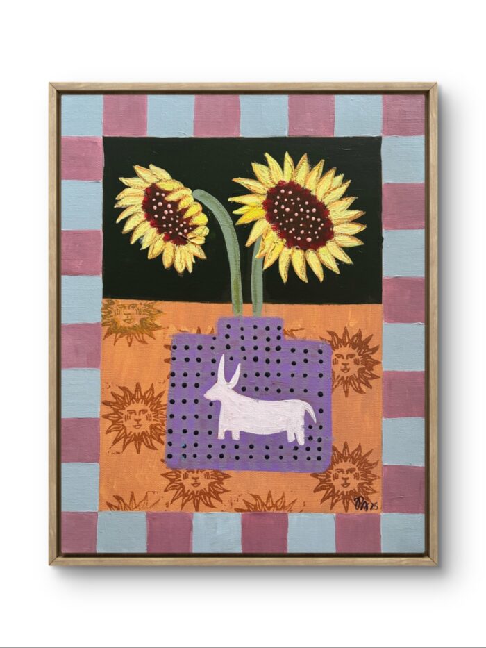 Sunflowers & cow 59/100