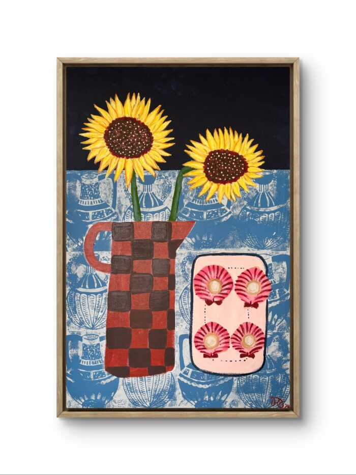 Sunflowers and scallops 25/100